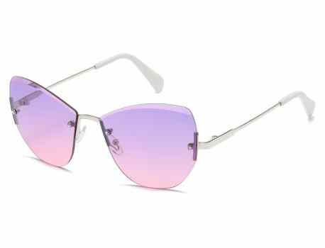 Rhinestone Semi Rimless Frame Shades rs1982