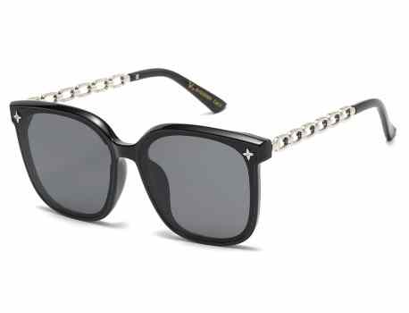 Hybrid Rounded Square Frame Sunglasses vg29323