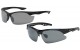 Xloop Semi Rimless Wrap Sunglasses x2579