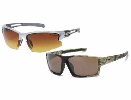 Xloop Semi Rimless Wrap Sunglasses x2579