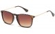 Classic  Metallic Square Sunglasses 711045