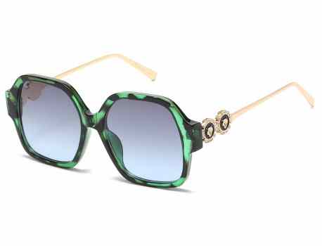 Rhinestone Square Frame Sunglasses rs1977