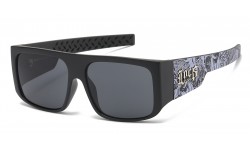 Locs Matte Black Sunglasses loc91084-mj