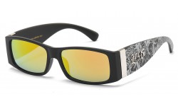 Locs Graffiti Print Temple Shades loc9006-grftsk