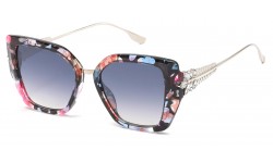 Rhinestone Square Stone Encrusted Frame Shades rs1993