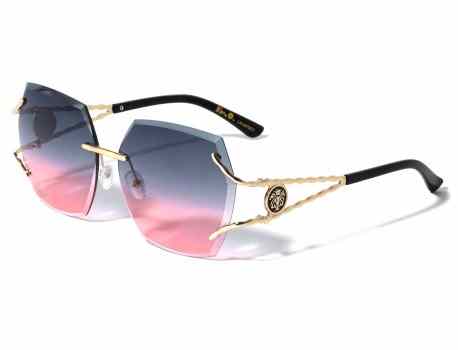 KLEO Rimless Metallic Sunglasses lh-m7821