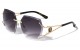 KLEO Rimless Metallic Sunglasses lh-m7821