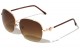 Lion Head Metallic Rimless Sunglasses lh-m7837