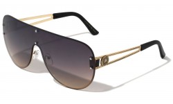 Lion Head Metallic Rimless Sunglasses lh-m7837