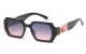 Rhinestone Square Frame Sunglasses rs1977