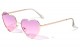 Metallic Rimless Heart Frame M10675-HEART