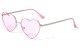 Metallic Rimless Heart Frame M10675-HEART