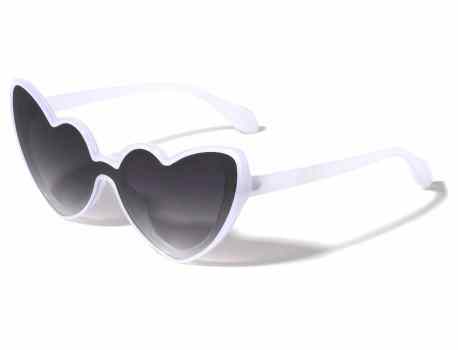 Metallic Rimless Heart Frame M10675-HEART