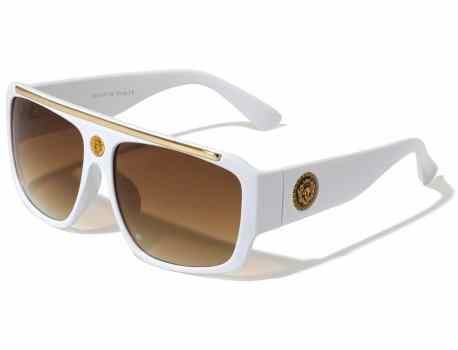 Kleo Flat Top Thick Temple Square Sunglasses lh-5350