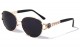 Lion Head Metallic Rimless Sunglasses lh-m7837