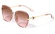  KLEO Flat Top Thick Temple Sunglasses lh-p4054