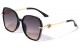  KLEO Flat Top Thick Temple Sunglasses lh-p4054