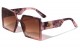  Lion Thick Temple Square Frame Shades lh-p4036