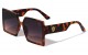  Lion Thick Temple Square Frame Shades lh-p4036