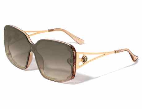 KLEO Rimless Sides Studded Rivet Fashion Butterfly Wholesale Sunglasses lh-p4066