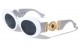 Lion Head Retro Oval Sunglasses lh-p4078