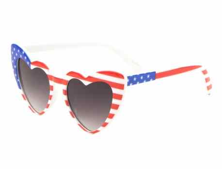 Heart Shape Stripe Sunglasses p6349-heart-flag