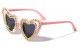 Metallic Rimless Heart Frame M10675-HEART