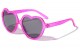 Kids Heart Glitter Sunglasses k870-heart