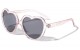 Kids Heart Glitter Sunglasses k870-heart