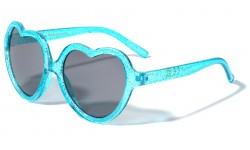 Kids Heart Glitter Sunglasses k870-heart