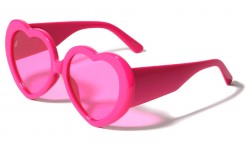 Heart Shaped Rose Gold Sunglasses