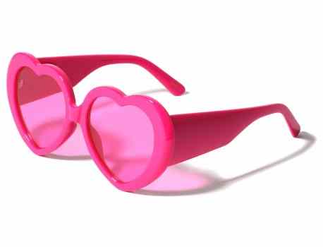 Heart Shaped Rose Gold Sunglasses