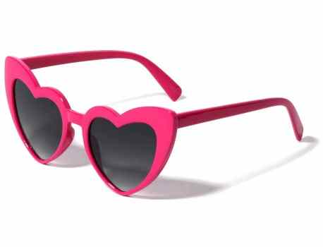 Heart Shaped Rose Gold Sunglasses