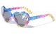 Kids Heart Glitter Sunglasses k870-heart