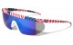 American Flag Rectangle Shield Sunglasses bp0209-flag