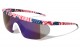 American Flag Rectangle Shield Sunglasses bp0209-flag