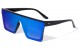 Plastic Oversized Shield Splatter Sunglasses p6692