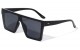 Plastic Oversized Shield Splatter Sunglasses p6692