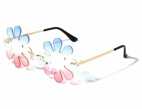 Metallic Rimless Heart Frame M10675-HEART