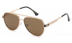 Manhattan Polarized Wood Aviators pz-mh88040