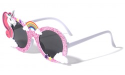 Kids Heart Glitter Sunglasses k870-heart