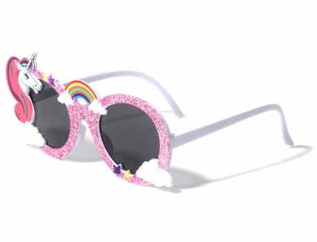 Kids Heart Glitter Sunglasses k870-heart