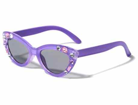 Kids Heart Glitter Sunglasses k870-heart