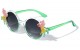 Kids Glitter Round Unicorn Sunglasses k836