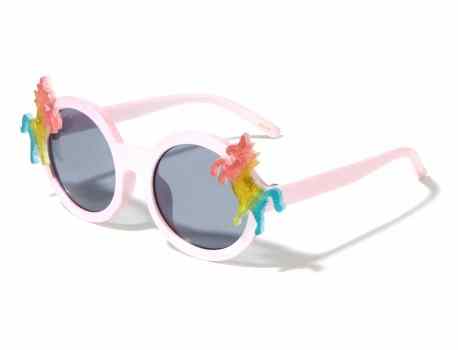 Kids Unicorn Round Fashion Sunglasses k855