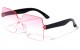 Kids Rimless Butterfly Sunglasses k867