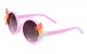 Kids Heart Glitter Sunglasses k870-heart