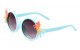 Kids Heart Glitter Sunglasses k870-heart