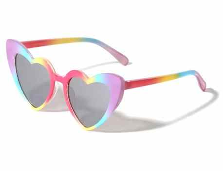 Kids Heart Shaped Sunglasses k909-heart