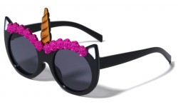 Kids Heart Glitter Sunglasses k870-heart